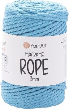юта Yarn Art Macrame Rope 3 mm 3 mm 63 m 763 Blue юта - 1