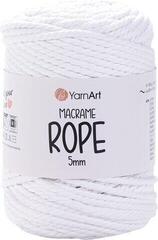 Schnur Yarn Art Macrame Rope 5 mm 85 m 751 White Schnur