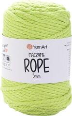 Cordão Yarn Art Macrame Rope 5 mm 85 m 755 Light Green Cordão