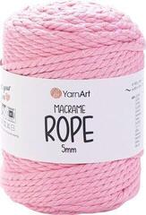 Cord Yarn Art Macrame Rope 5 mm 85 m 762 Light Pink Cord