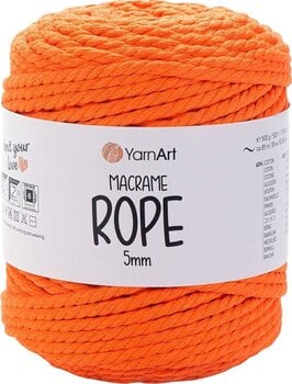 Corda  Yarn Art Macrame Rope 5 mm 85 m 800 Orange Corda  - 1