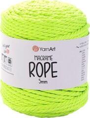 Kanap Yarn Art Macrame Rope 5 mm 5 mm 85 m 801 Neon Yellow Kanap