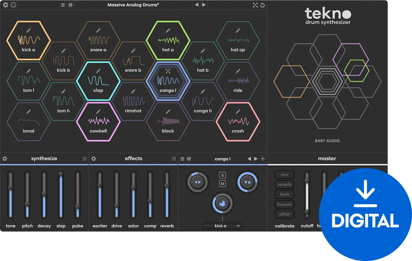 VST Instrument Baby Audio Tekno (Digitalni proizvod)