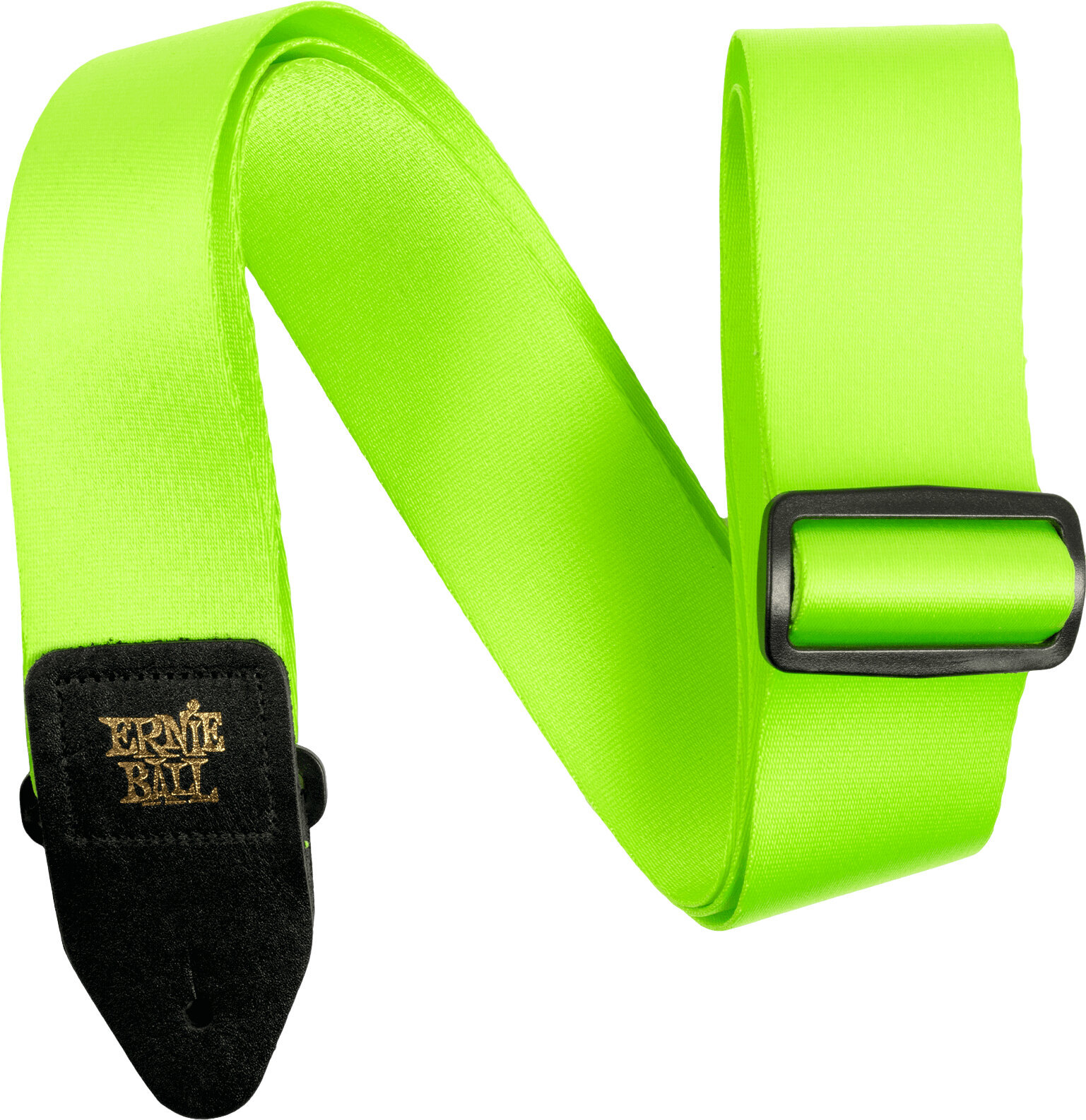 Kytarový pás Ernie Ball Premium Neon Green Kytarový pás