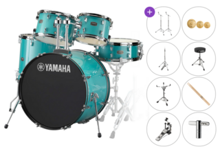 Drumkit Yamaha RDP2F5TQG Rydeen SET Turquoise Glitter Drumkit