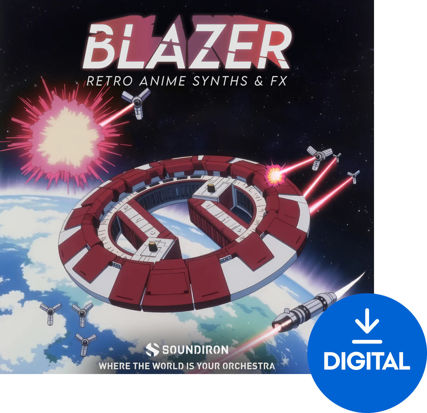 VST Instrument Soundiron Blazer - Retro Anime FX (Digitalni izdelek)