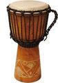 Terre Djembé Carving 40cm Natural/Carved 8" Djembe