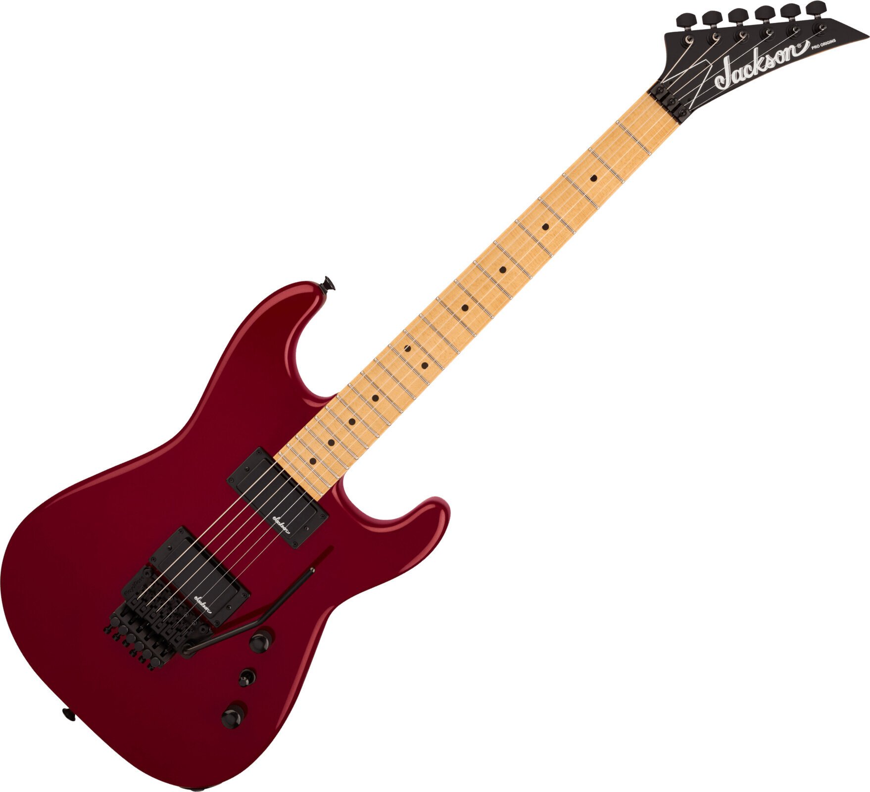 Elektromos gitár Jackson Pro Origins 1985 San Dimas SD1 HH FR MN Candy Apple Red Elektromos gitár