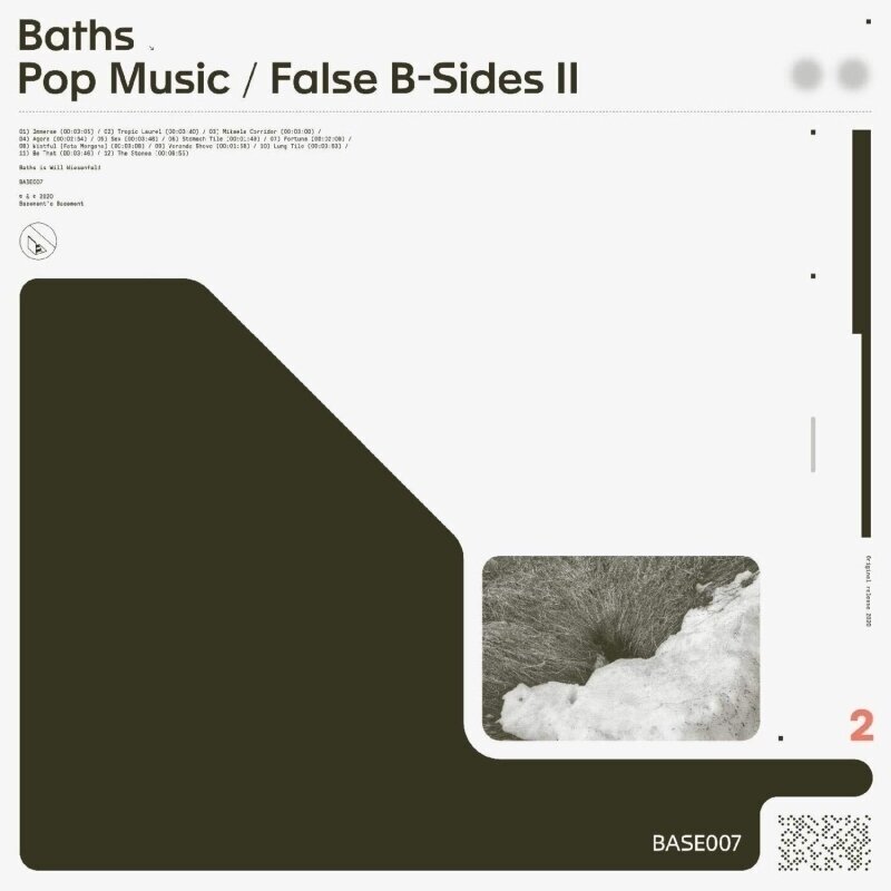 LP ploča Baths - Pop Music / False B-Sides II (Cream Coloured) (LP)