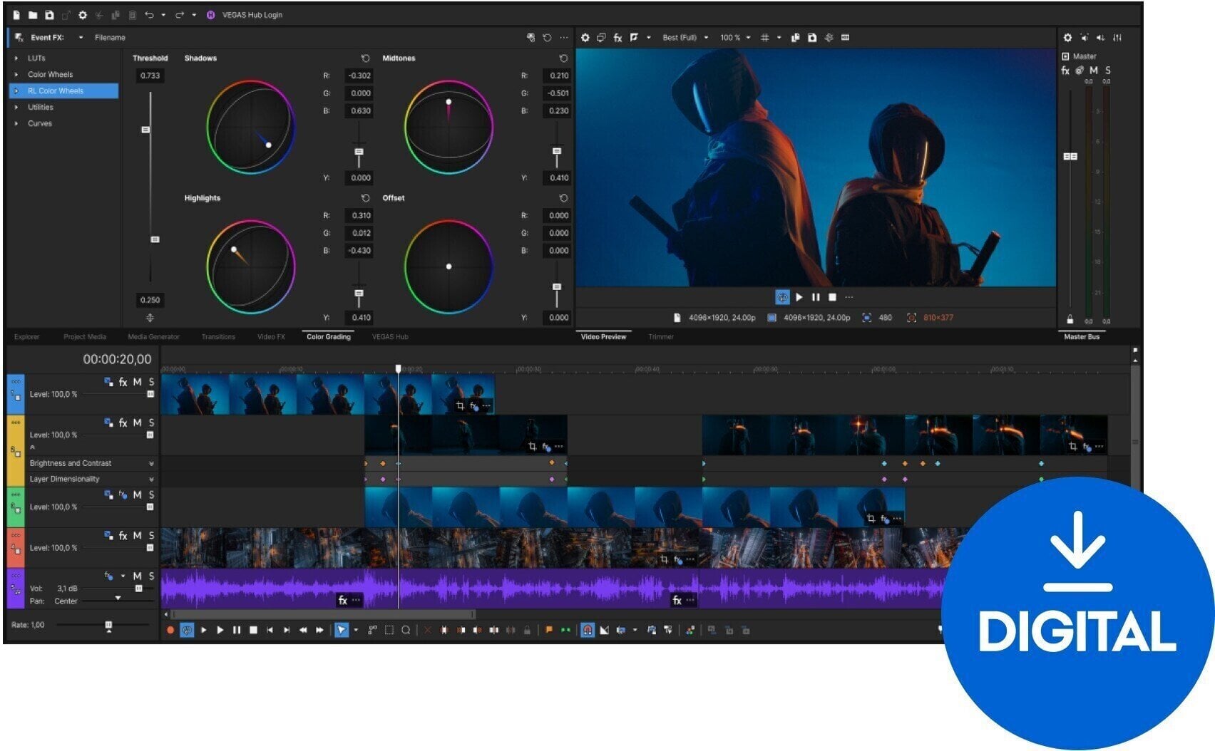MAGIX VEGAS Pro 23 (Digital product) - Muziker