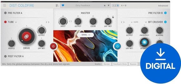 Programski plugin efekti Arturia Dist Coldfire (Digitalni proizvod) - 1