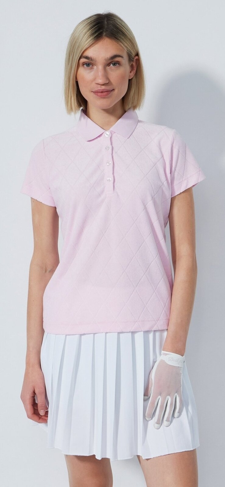 Polo košeľa Daily Sports Terry Touch Short Sleeved Pink S Polo košeľa