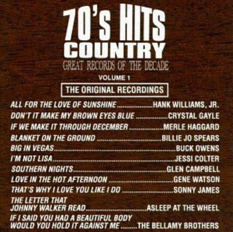 Hudební CD Various Artists - 70'S Country Hits 1 (CD)