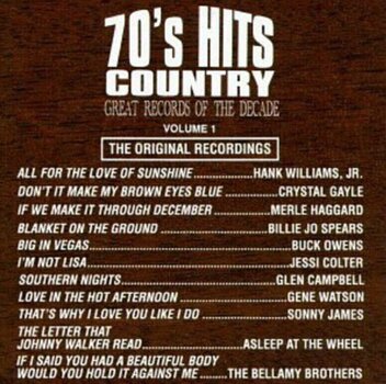 Hudební CD Various Artists - 70'S Country Hits 1 (CD) - 1