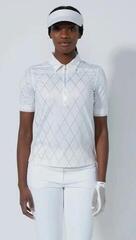 Polo košeľa Daily Sports Chroma Half Sleeved White Metallic Argyle
