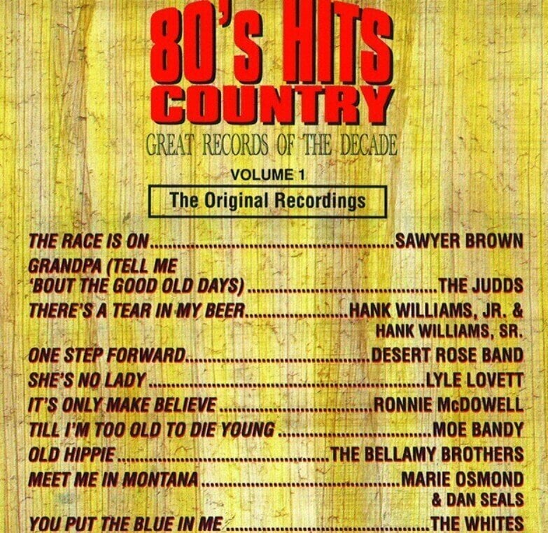 Glazbene CD Various Artists - 80's Country Hits 1 (CD)