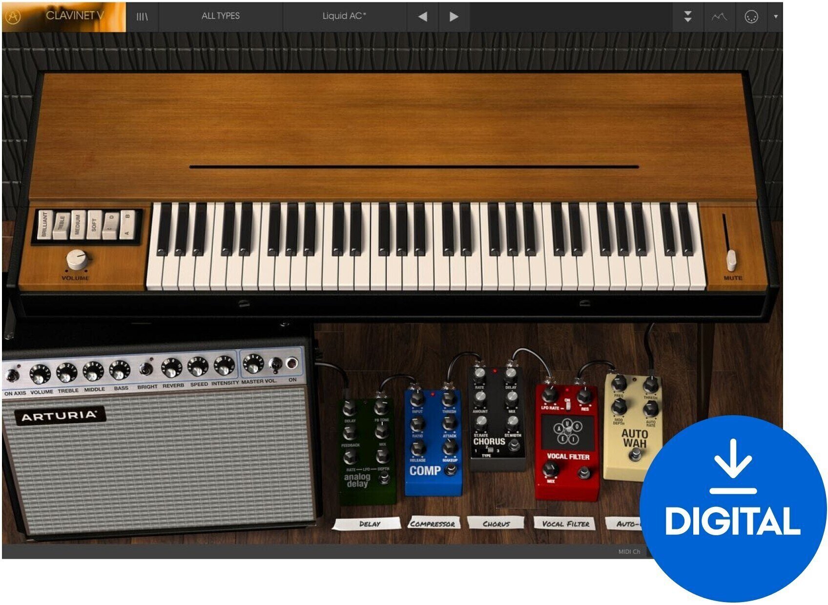 VST Instrument Arturia Clavinet V (Digitaal product)