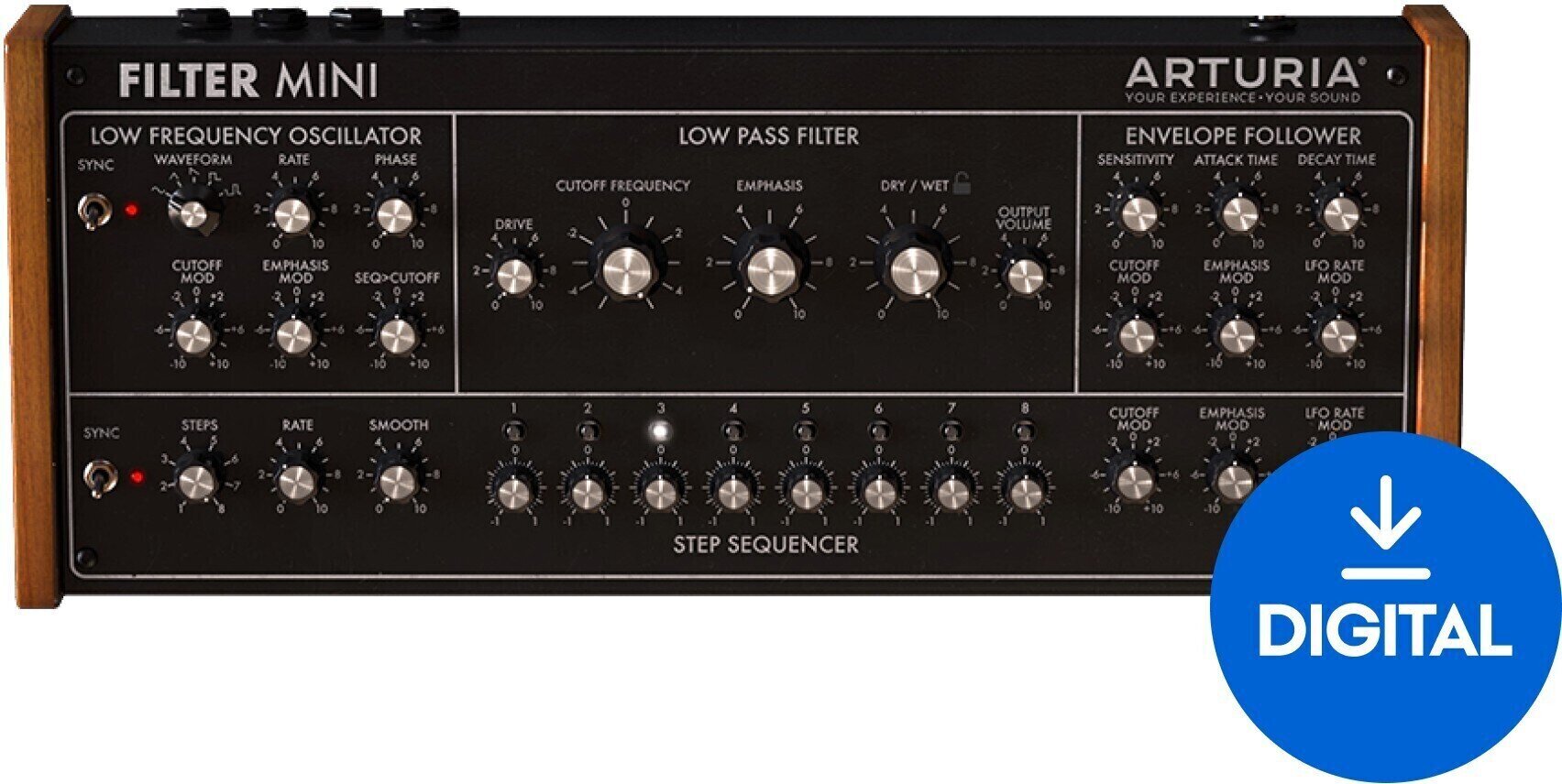 Programski Plug-In efekti Arturia Mini-Filter (Digitalni proizvod)