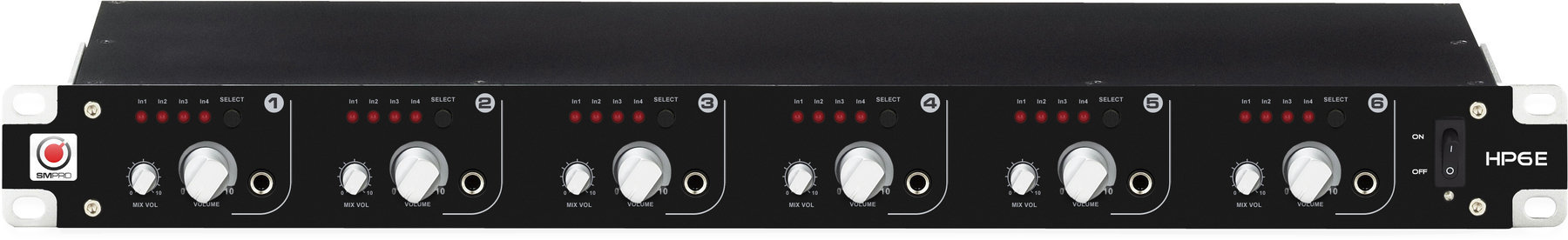 Hörlursförstärkare SM Pro Audio HP6E