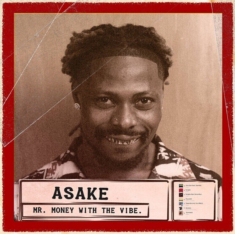 LP deska Asake - Mr. Money With The Vibe (Bone with Red Splatter Coloured) (LP)