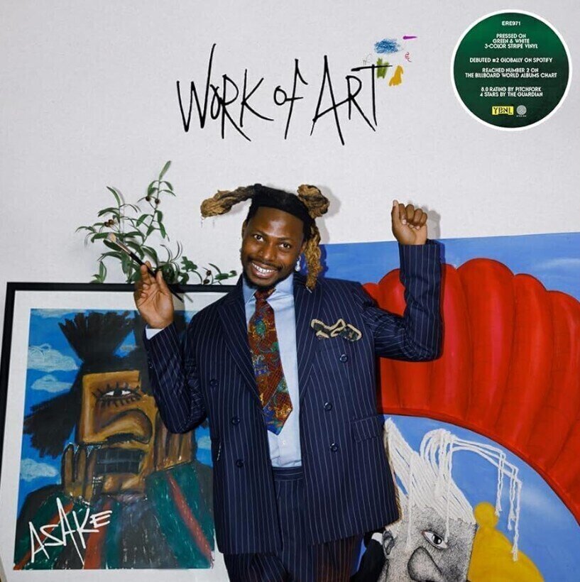 Disc de vinil Asake - Work Of Art (Green & White Coloured) (LP)