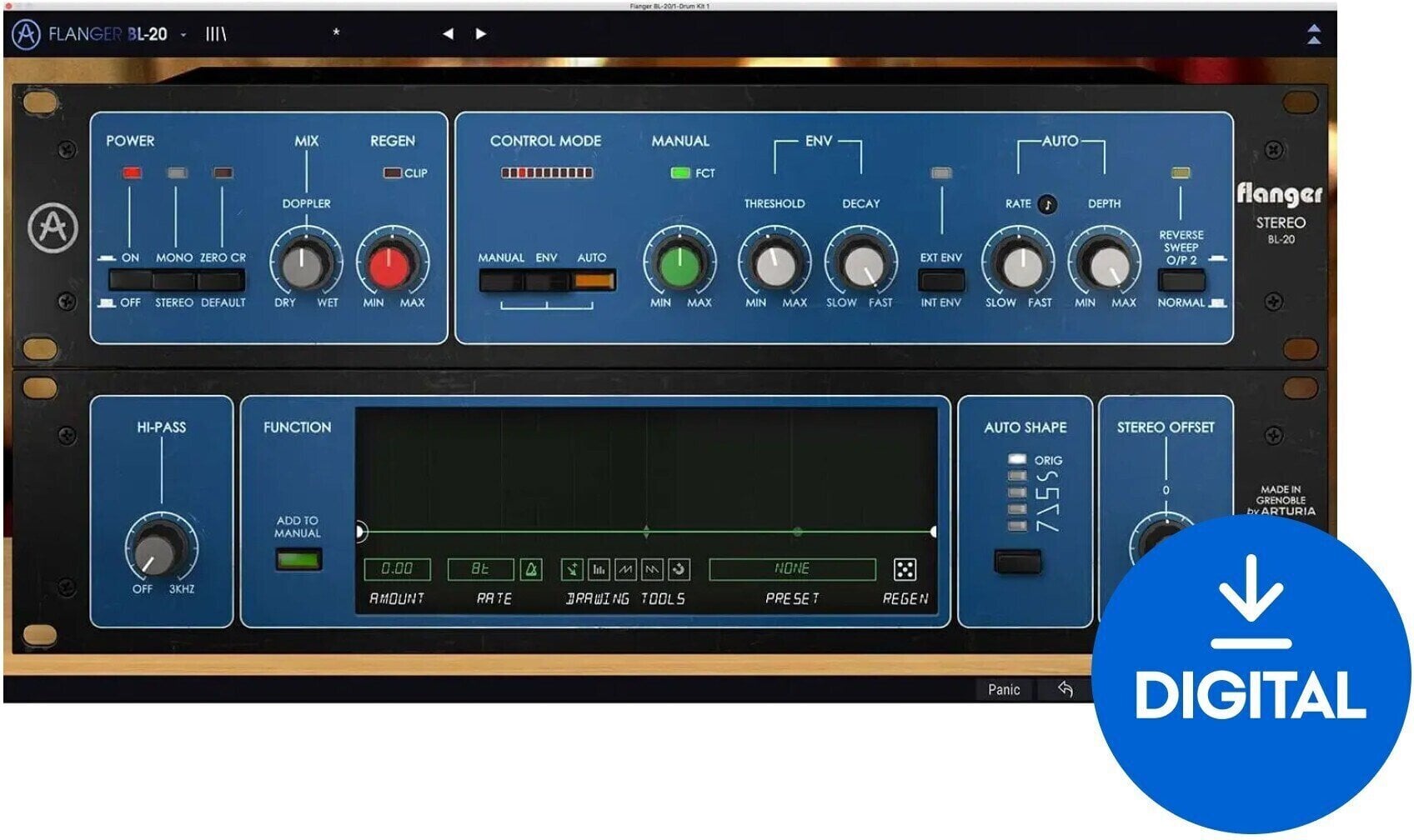 Studio software plug-in effect Arturia Flanger BL-20 (Digitaal product)