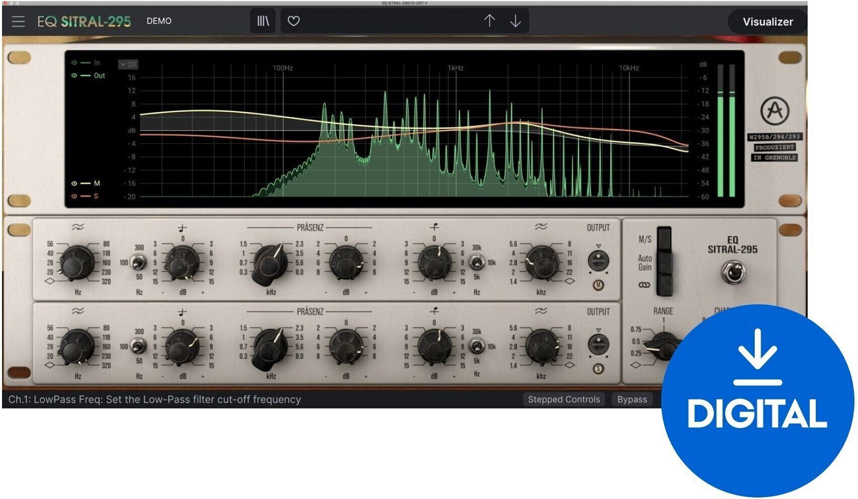 Programski plugin efekti Arturia EQ SITRAL-295 (Digitalni proizvod)