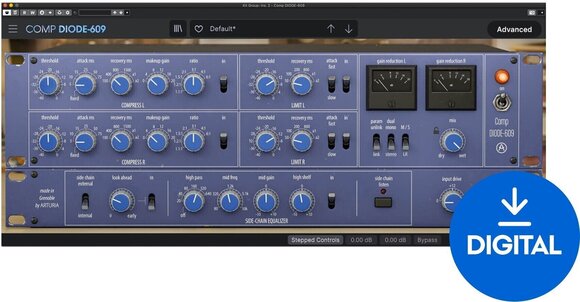 Studio software plug-in effect Arturia Comp DIODE-609 (Digitaal product) - 1