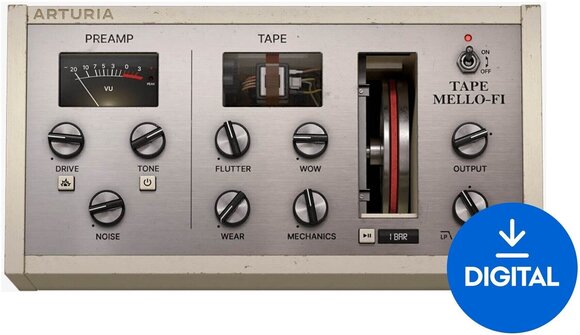 Studijski software plug-in efekt Arturia Tape Mello-Fi (Digitalni izdelek) - 1