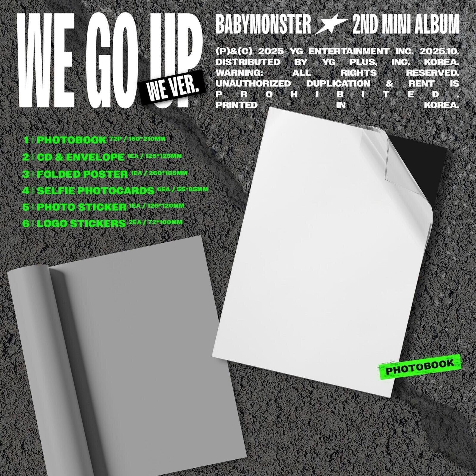 CD muzica BabyMonster - We Go Up - WE Version (CD)