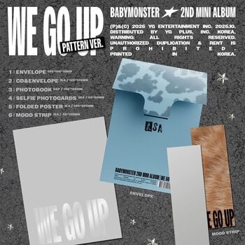 Muziek CD BabyMonster - We Go Up - Pattern - Pharita (CD) - 1