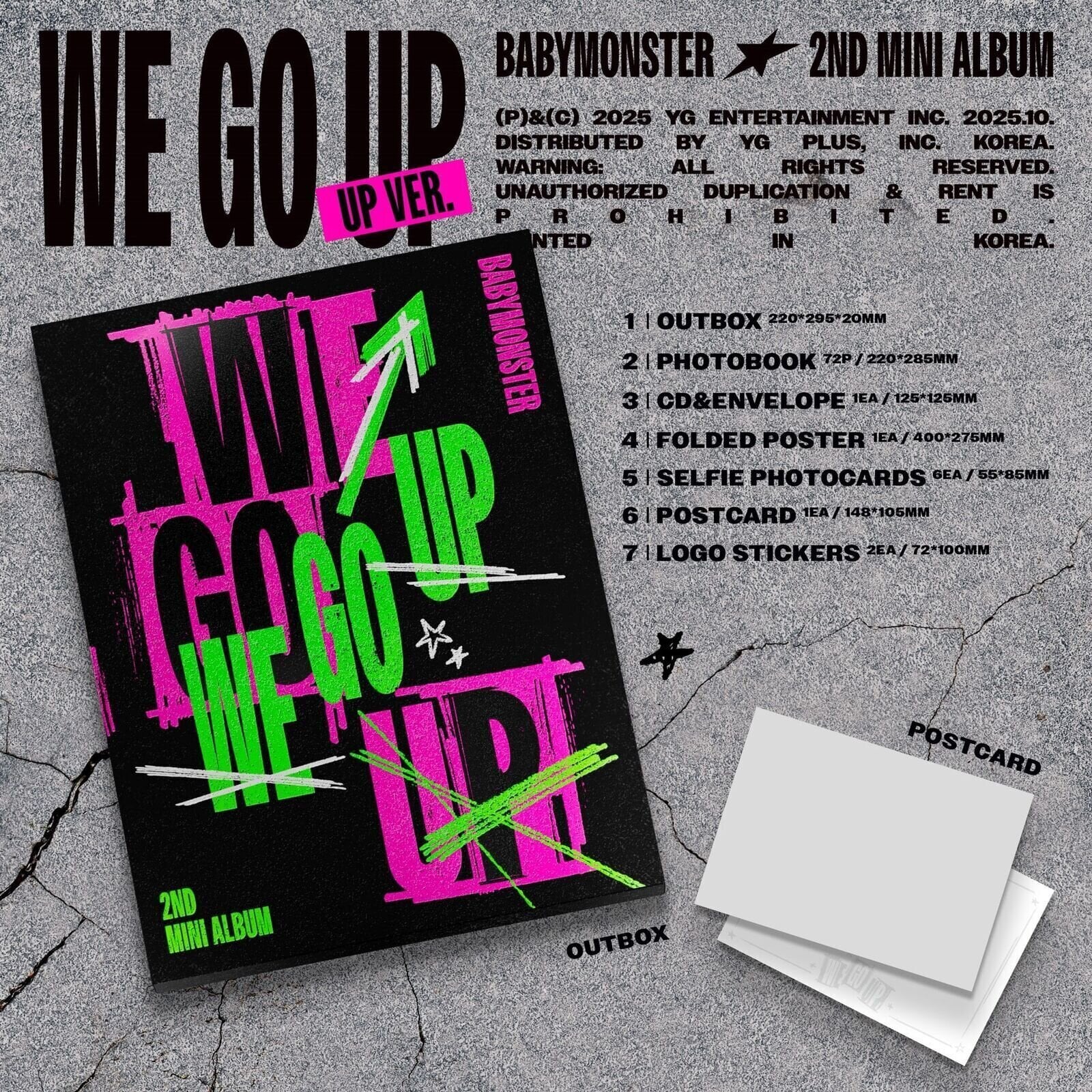 Musik-cd BabyMonster - We Go Up - UP Version (CD)