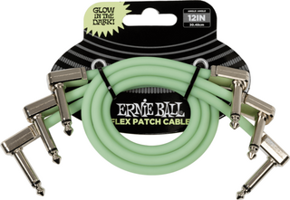 Patchkabel Ernie Ball Flex 30,48 cm Winkelklinke - Winkelklinke Patchkabel