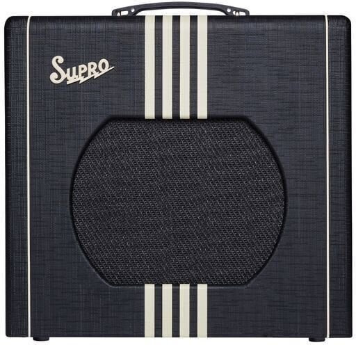 Vamzdinių gitarų derinys Supro Delta King 12 Combo Black & Cream