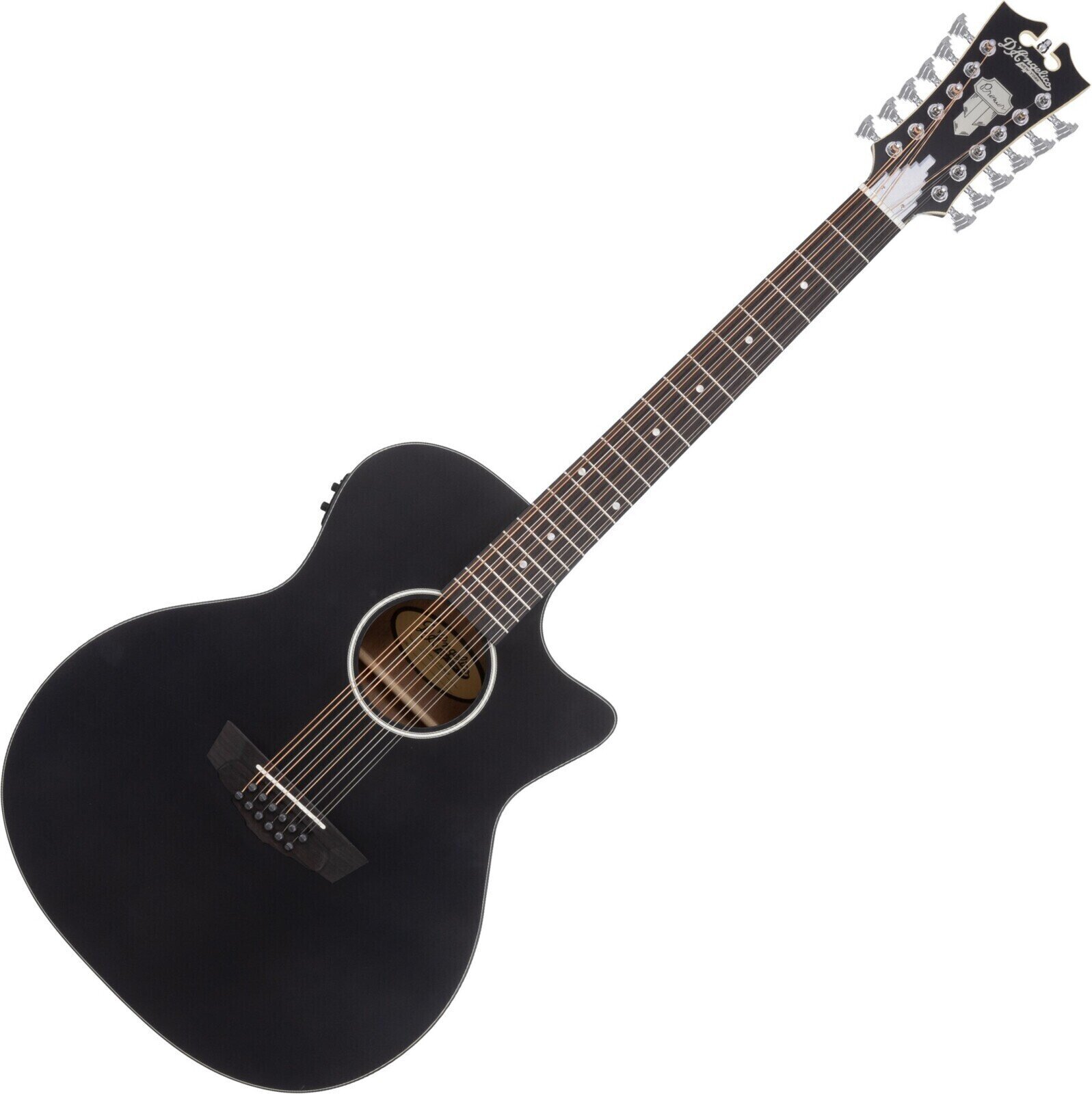 12 žičana elektroakustična gitara D'Angelico Premier Fulton LS Matte Black 12 žičana elektroakustična gitara