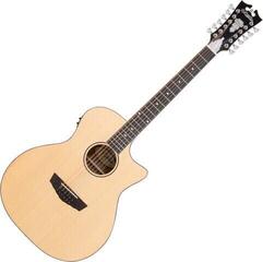 12 žičana elektroakustična gitara D'Angelico Premier Fulton LS Satin Natural 12 žičana elektroakustična gitara