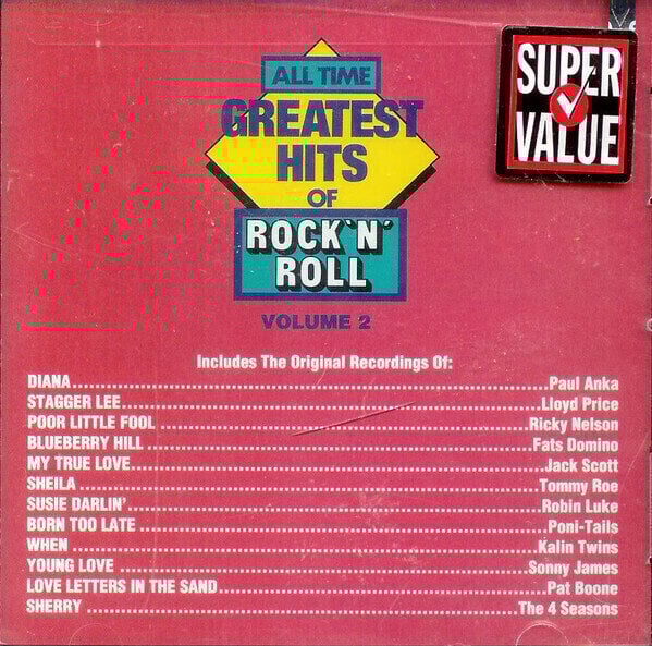 Muusika CD Various Artists - All Time Greatest Rock & Roll 2 (CD)