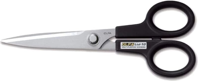 Univerzalne makaze Olfa LTD-10 Univerzalne makaze 6,5 cm Crna