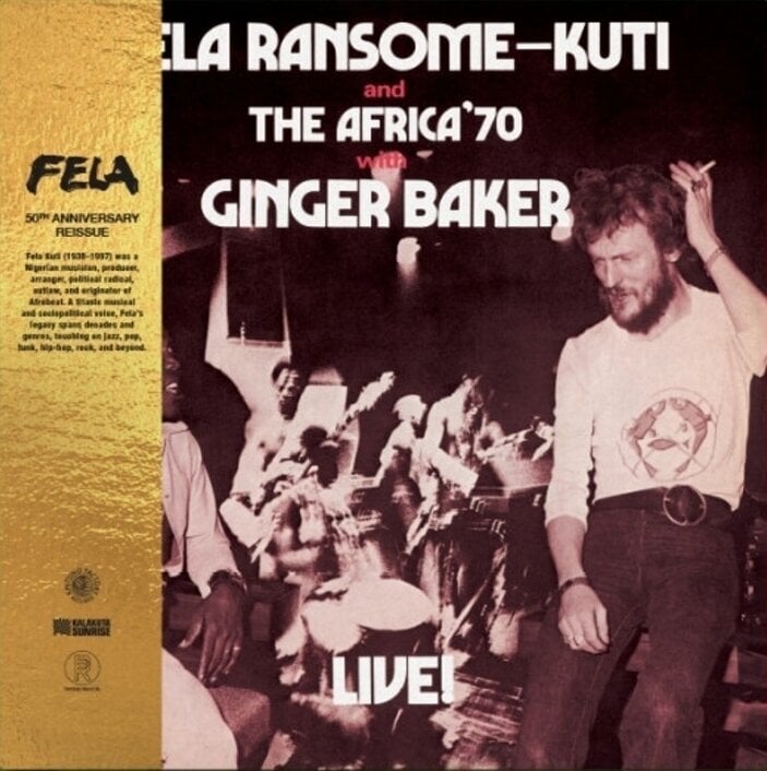 Hanglemez Fela Kuti - Live! With Ginger Baker (Limited Edition) (Red Coloured) (2 LP)