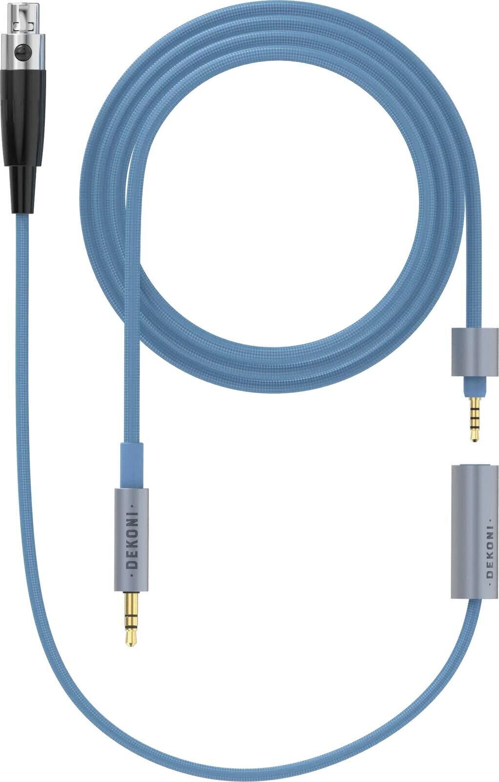 Kabel za slušalice Dekoni Audio Ensemble 3.5mm Unbalanced 52" Nylon Wrapped Single Mini XLR Kabel za slušalice (Kao novo)