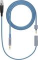 Dekoni Audio Ensemble 3.5mm Unbalanced 52" Nylon Wrapped Single Mini XLR Cablu pentru căşti