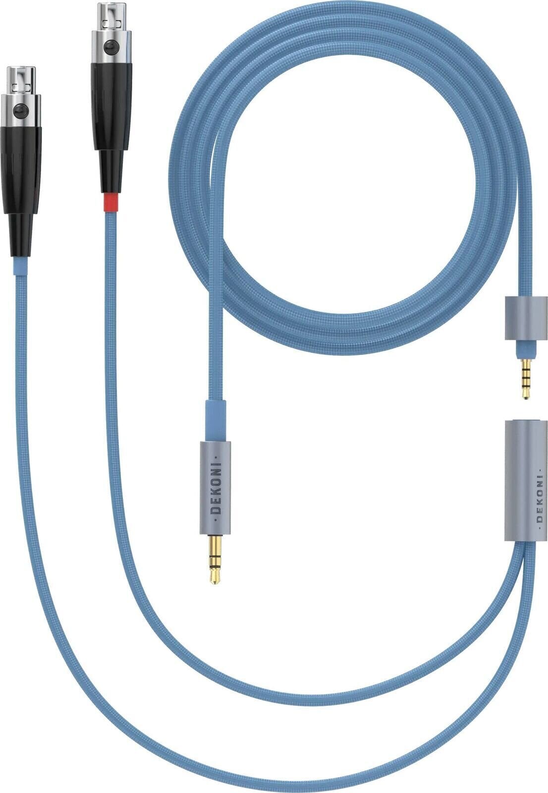 Kabel za slušalice Dekoni Audio Ensemble 3.5mm Unbalanced 52" Nylon Wrapped 4-pin Mini XLR Kabel za slušalice