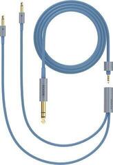 Kabel voor hoofdtelefoon Dekoni Audio Ensemble 6.3mm 52" Nylon Wrapped 3.5mm Kabel voor hoofdtelefoon