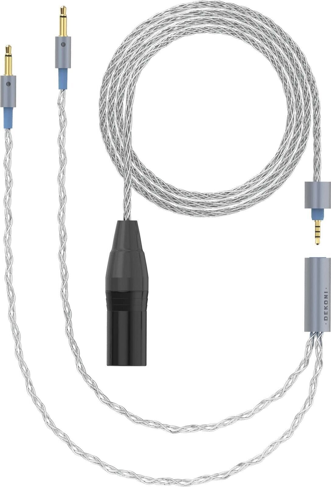 Cablu pentru căşti Dekoni Audio Ensemble XLR-F 64" Braided 3.5mm Cablu pentru căşti (Ca nou)