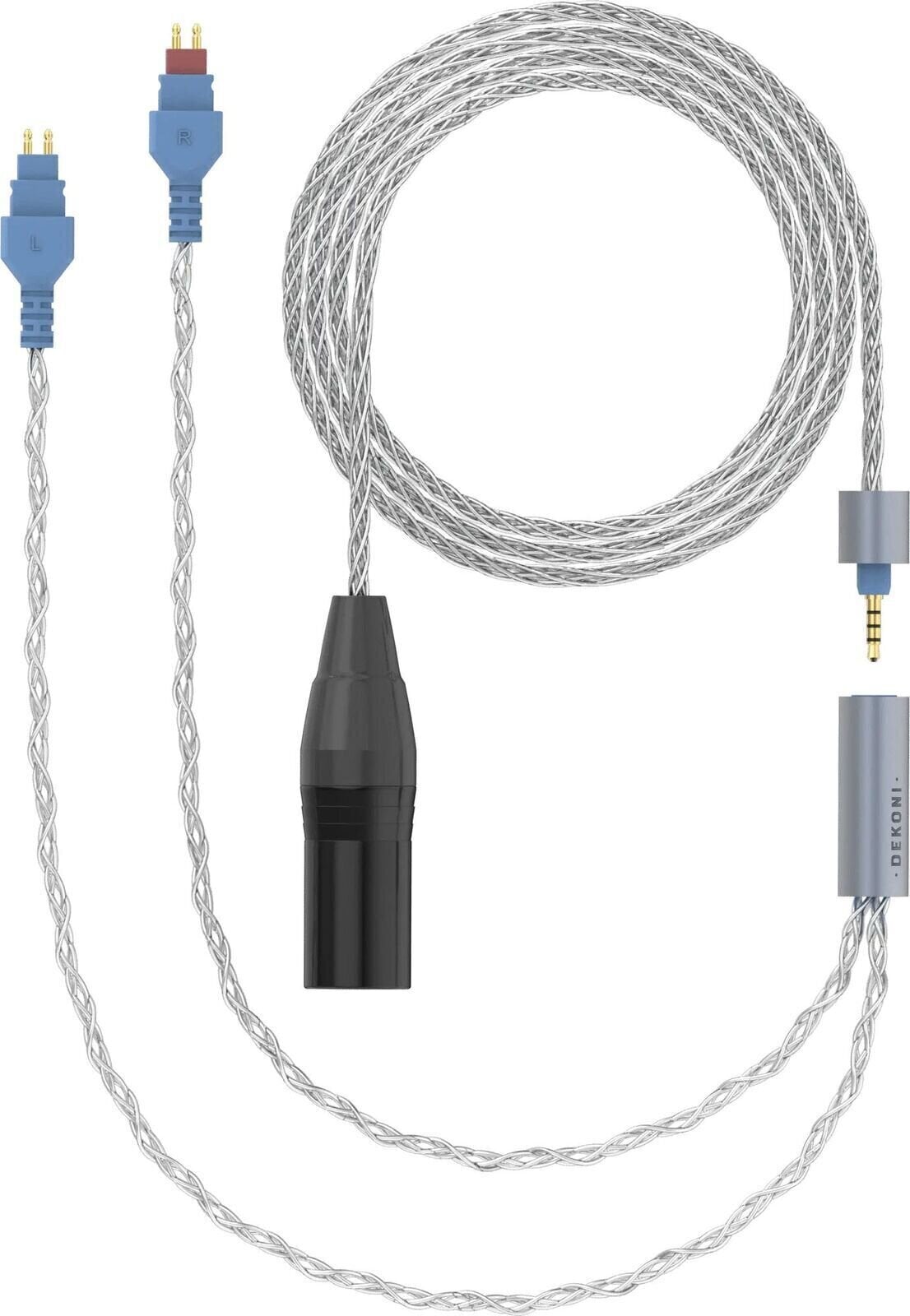 Kabel za slušalice Dekoni Audio Ensemble XLR-F 64" Braided HD600 Kabel za slušalice (Kao novo)