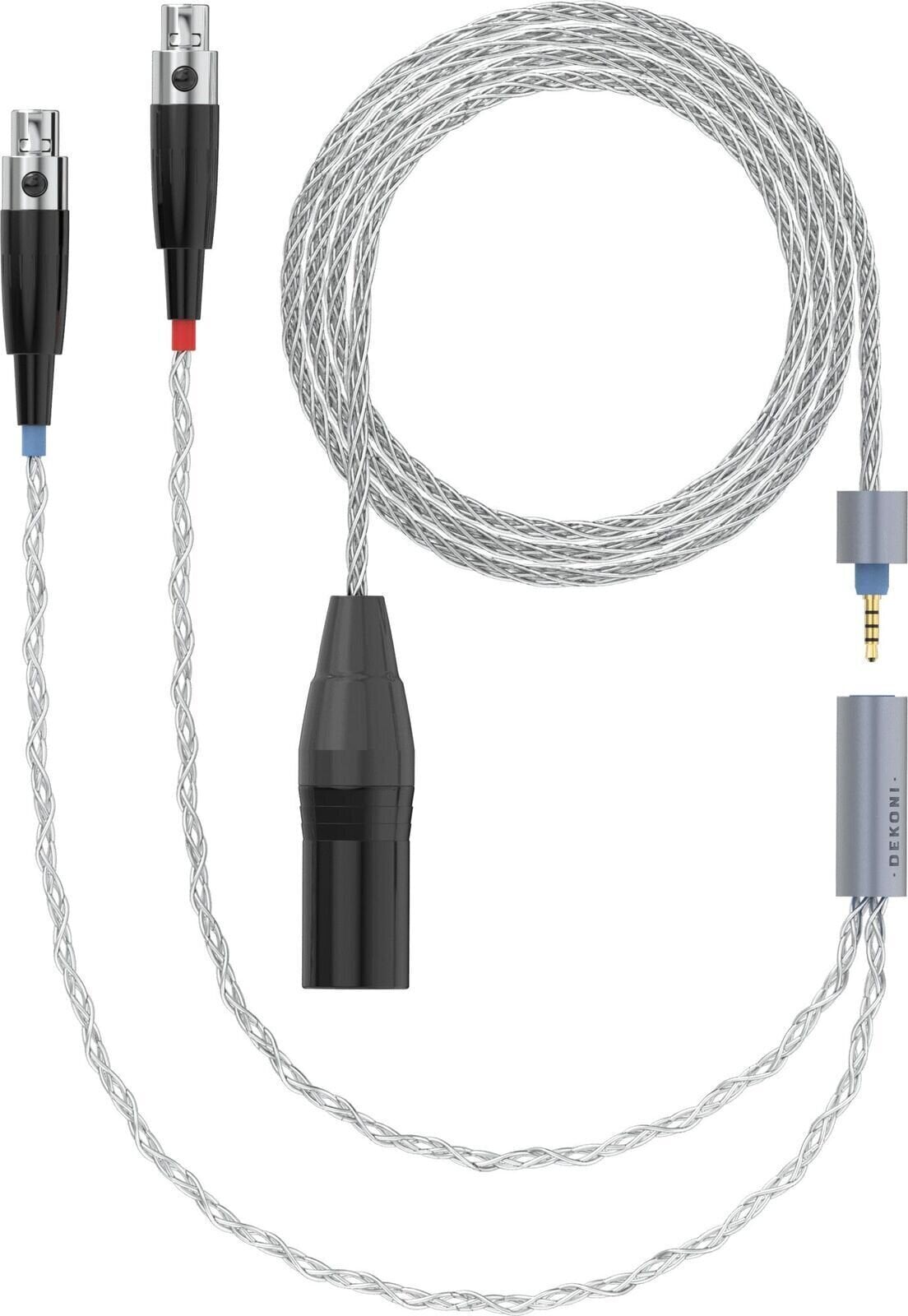 Kabel za slušalice Dekoni Audio Ensemble XLR-F 64" Braided 4-pin Mini XLR Kabel za slušalice
