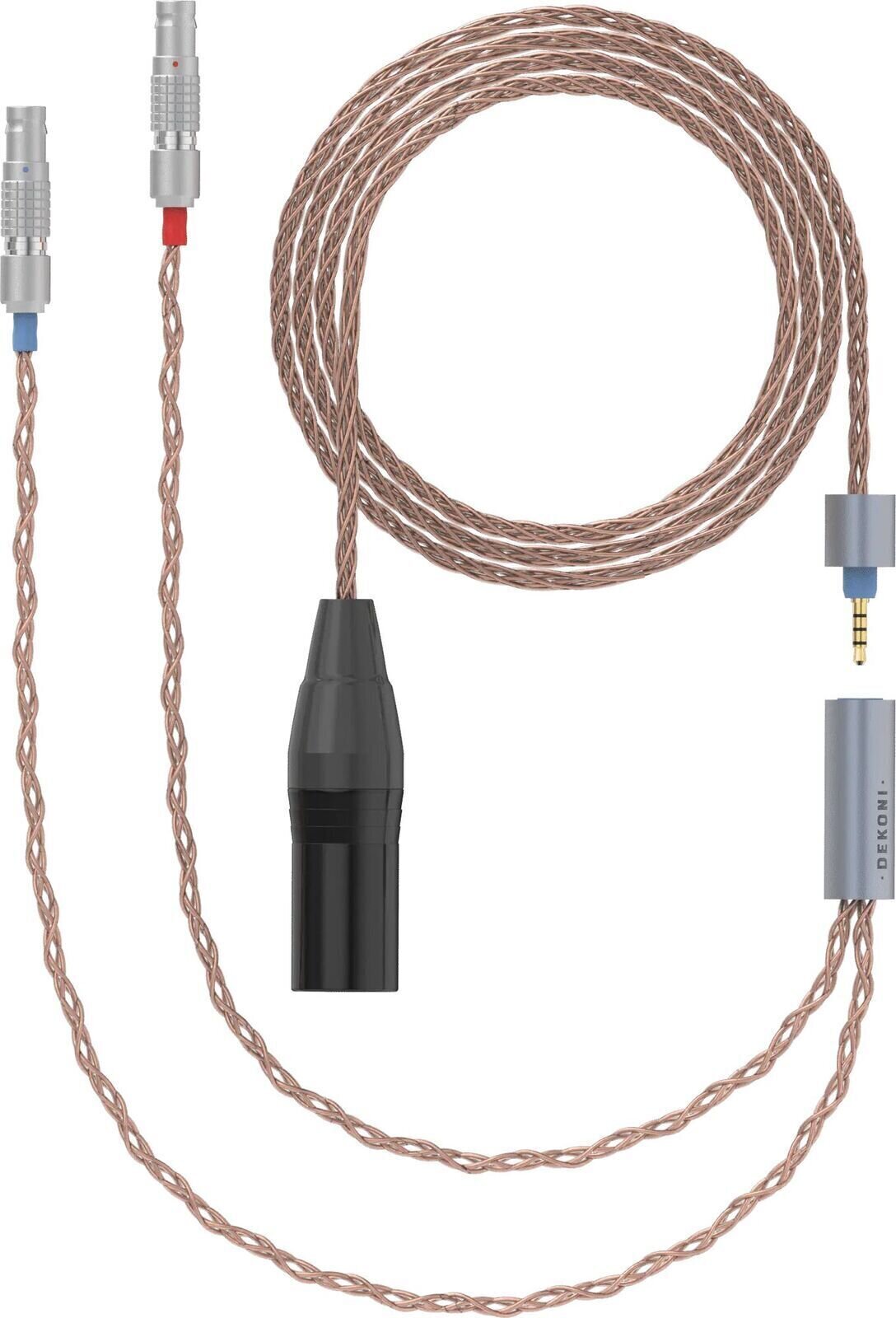 Kabel za slušalice Dekoni Audio Ensemble 4-Pin XLR PCUHD Copper 2-Pin Lemo Utopia Kabel za slušalice