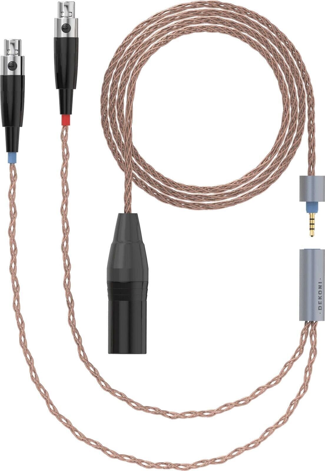Kabel za slušalice Dekoni Audio Ensemble 4-Pin XLR PCUHD Copper 4-pin Mini XLR Kabel za slušalice
