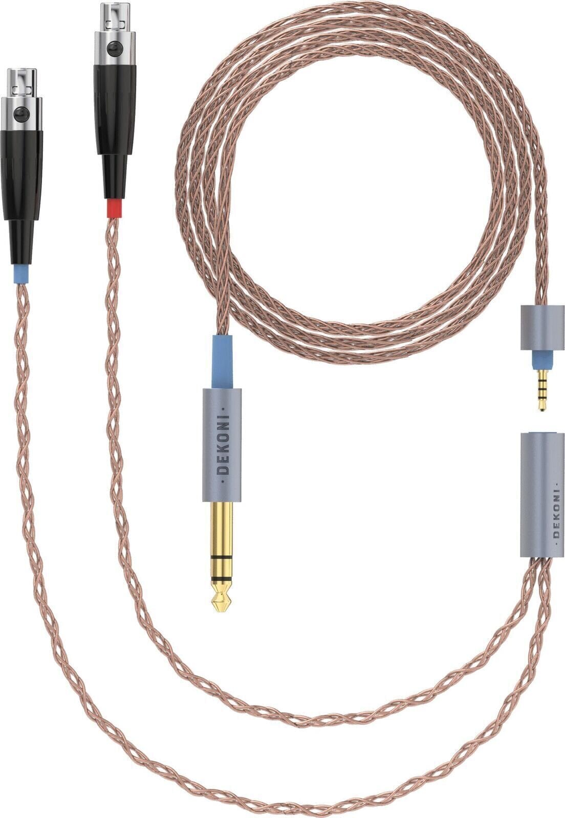 Kabel za slušalice Dekoni Audio Ensemble Unbalanced 6.3mm PCUHD Copper 4-pin Mini XLR Kabel za slušalice (Kao novo)