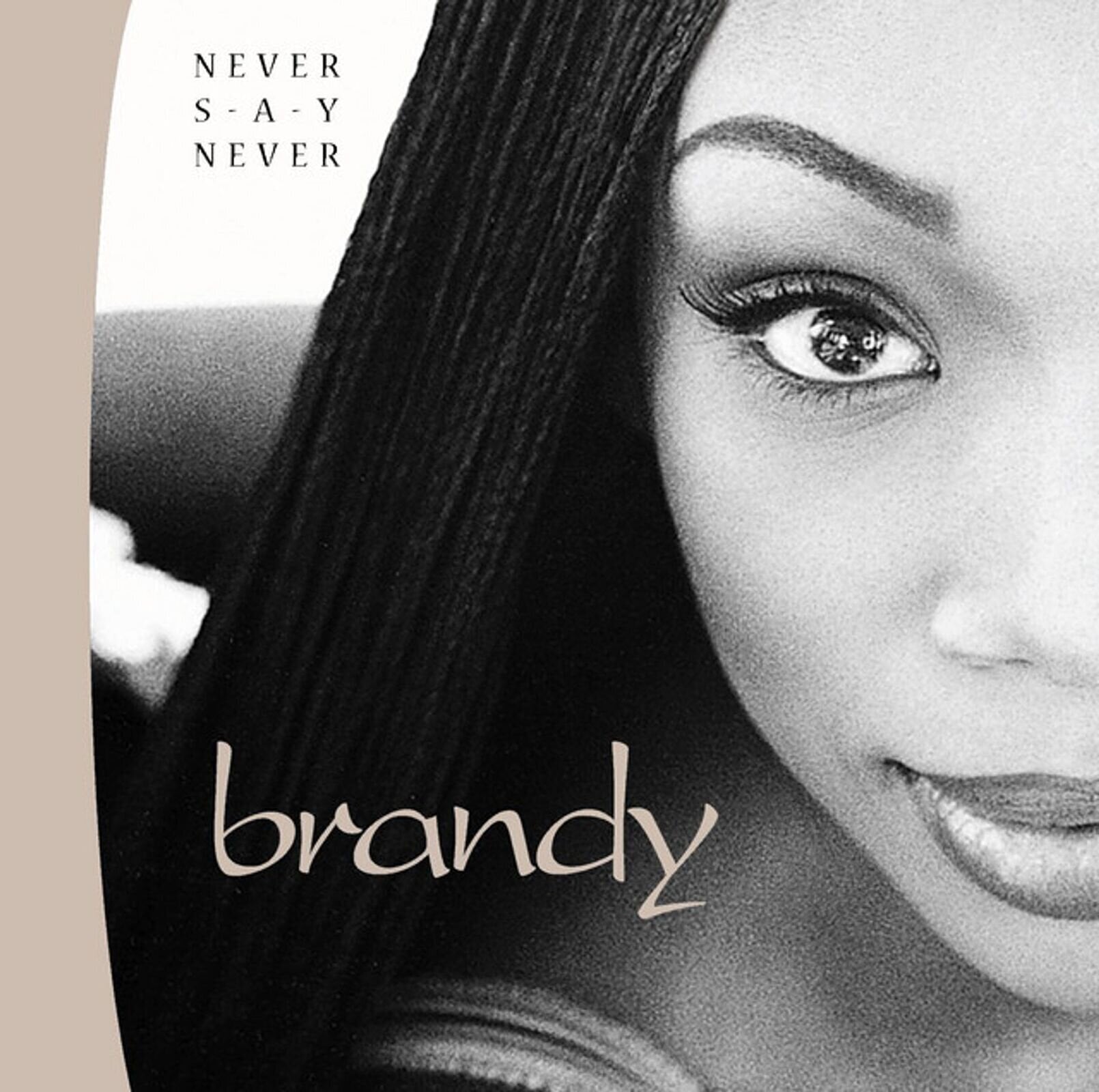 LP ploča Brandy - Never Say Never (Limited Edition) (Reissue) (Crystal Clear Coloured) (2 LP)